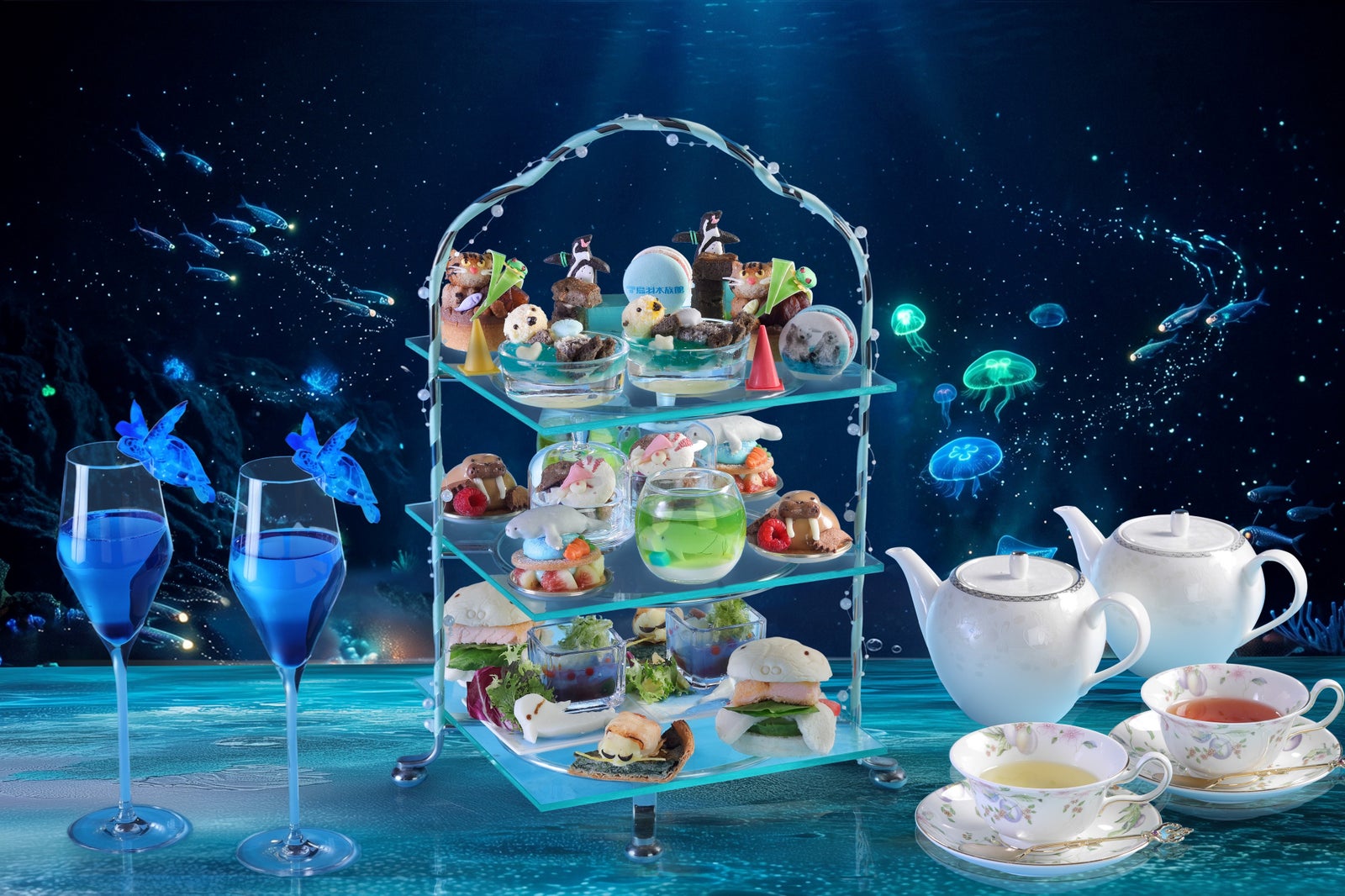 シェラトン都ホテル大阪「海を巡るアフタヌーンティー ~鳥羽水族館×シェラトン都ホテル大阪~」